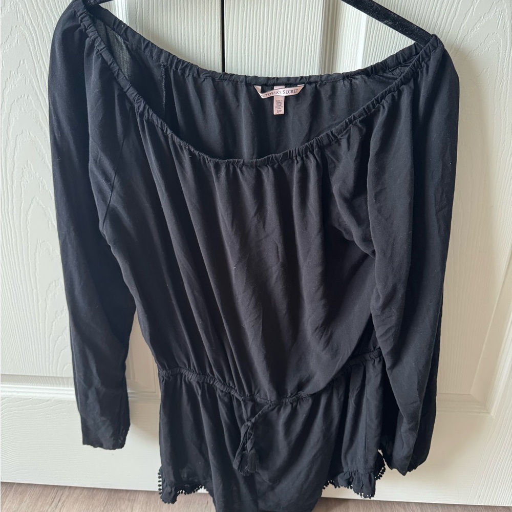 Victoria's Secret Black Romper